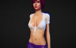A sexy girl designed in 3dx chat game