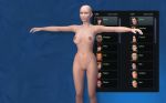 Naked bald model ready for customization