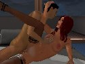 Online porn game with real 3d fuck